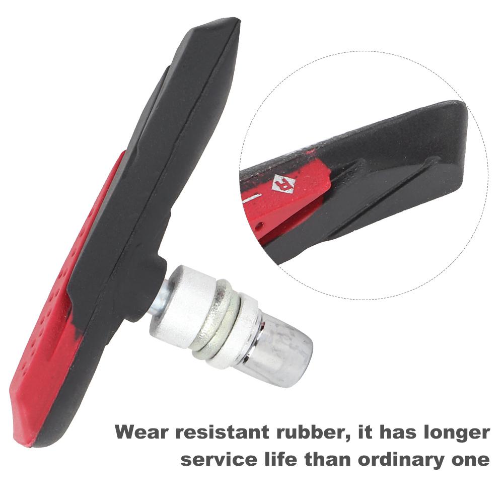 1 Pair of Bike V Brake Pads Lining Shoes Mountain Bicycle Brake System Pads Skin for MTB-959V