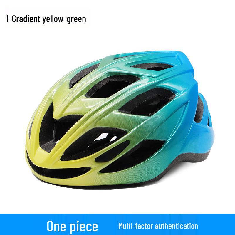 One-Piece Adjustable Adult Bicycle Helmet for Men & Women - Road Bike Anti-Collision Safety