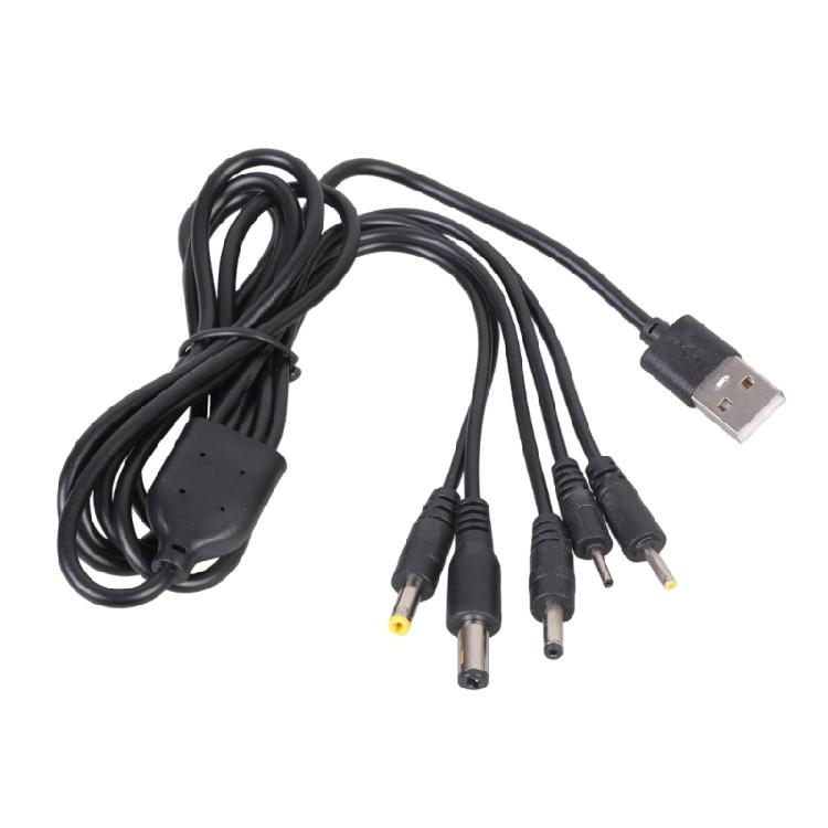 USB 5V Charging Power Cable Quick Connector 5V USB to 5.5x2.1mm 4.0x1.7mm 2.0x0.6mm 2.5x0.7mm 3.5x1.35mm for Desk Lamp