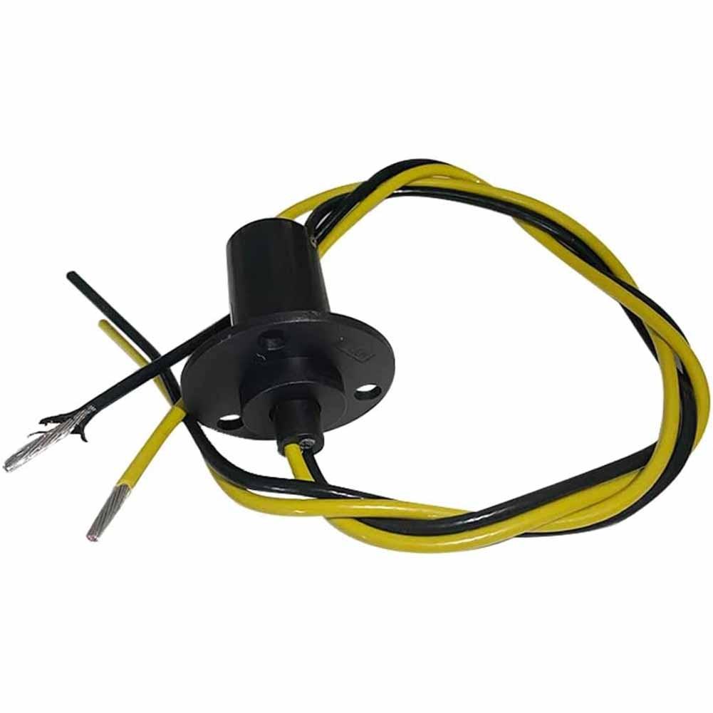 2-Wires 15A Electrical Slip Ring Collector Ring Wind Turbine Generator Slip Ring
