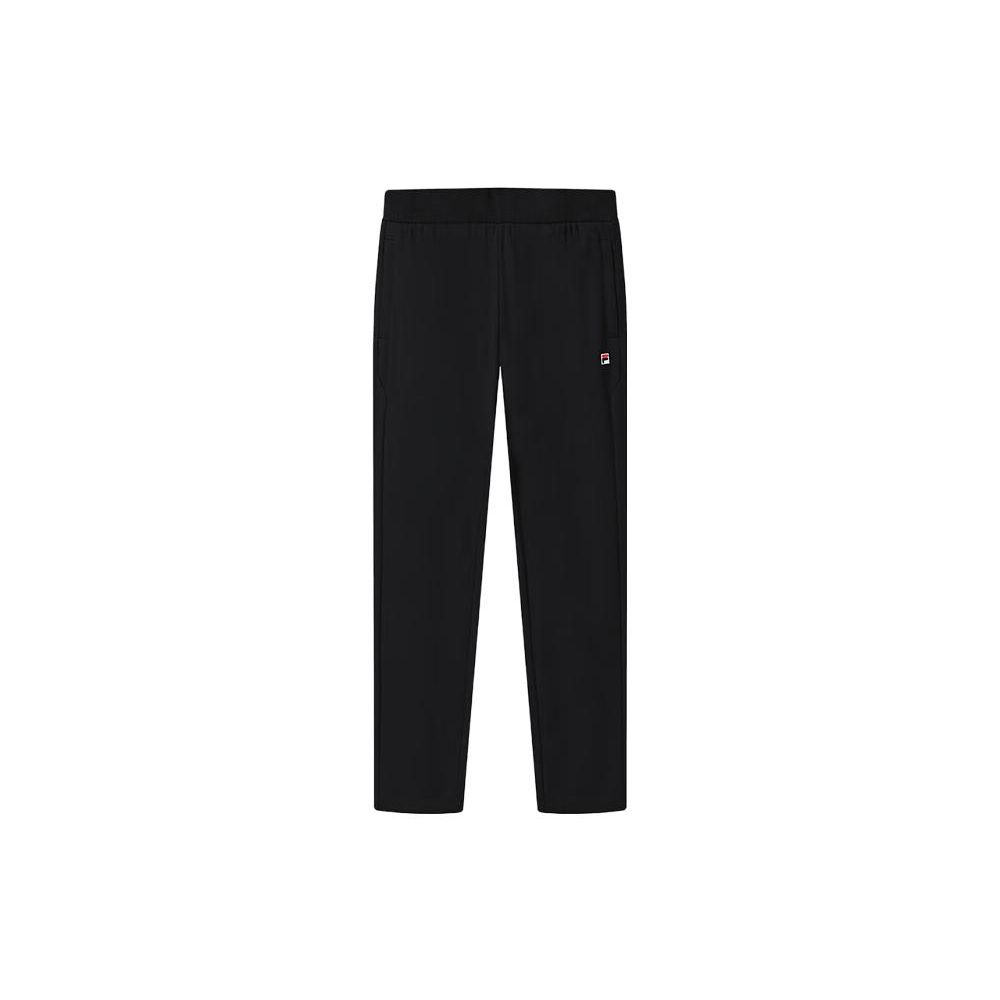 FILA Solid Color Straight Leg Casual Pants Men bottoms Black F11M328602FBK