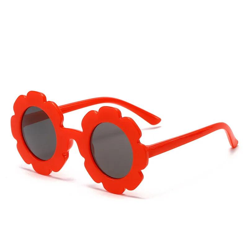 Premium Sun Flower Kids Sunglasses UV400 Protection for Boy Girls Toddler Lovely Baby Sun Glasses Round Cute Children Outdoor Eyewear