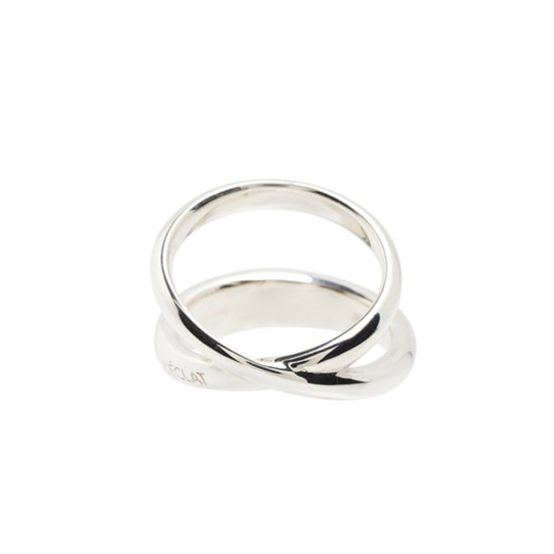 LECLAT DOUBLE LAYERS RING SILVER/VERMEIL Ring
