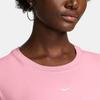 Nike Simple Breathable Versatile Short Sleeve T-Shirt Women Tops Pink FV5509-690