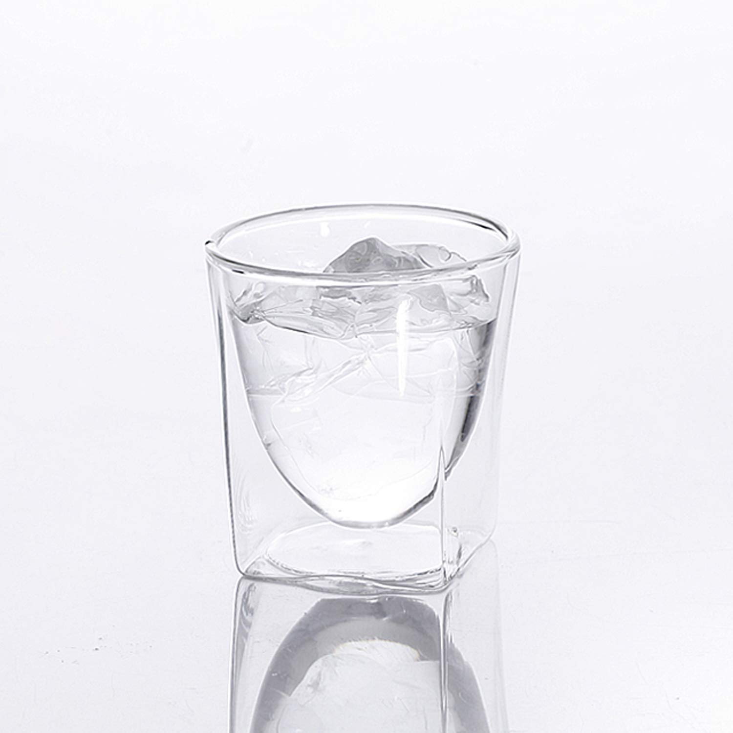 

RayES Double Wall Glass 200ml Heat Condensation Dishwasher Microwave Safe 200ml RDS-004 Resistant, Cold/Hot Insulation, Resistant, Safe, RDS-004