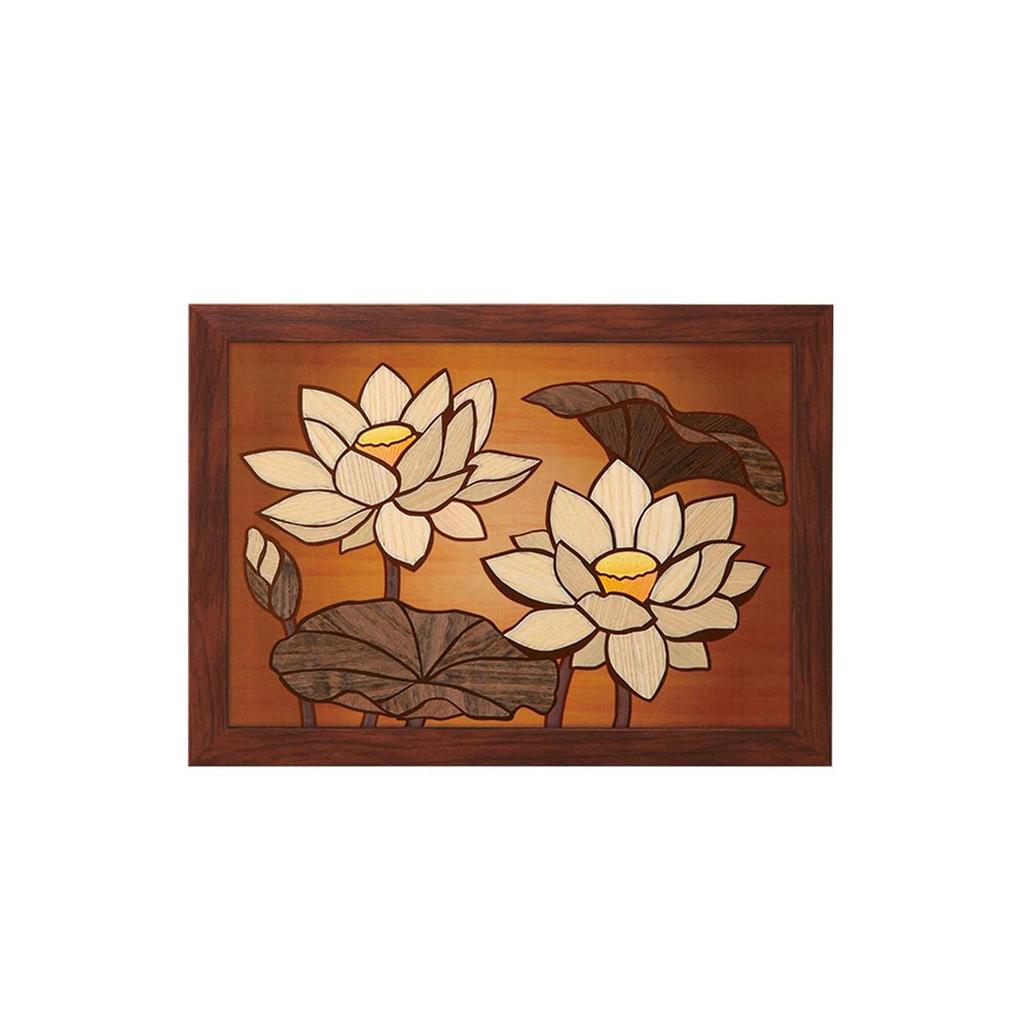 Sakura Horikiri Natural Wood Sakura Art Lotus Flower 6480065