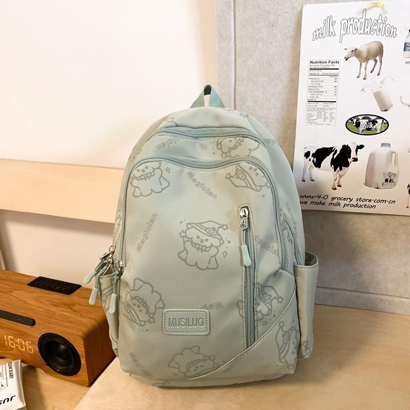 Студенческий школьный рюкзак с мультяшным принтом для девочек — фото 19