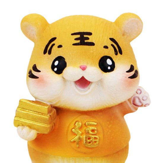 Ausgezeichnete Tigerstatue, lichtbeständiges Kunstharz, dekorativ