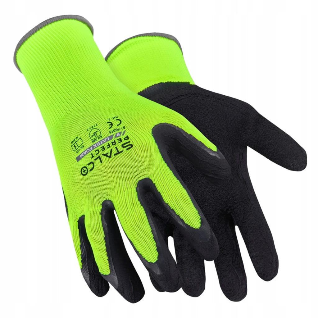 Stalco Perfect Polyester Latex Foam Gloves 9 Inch S-76313