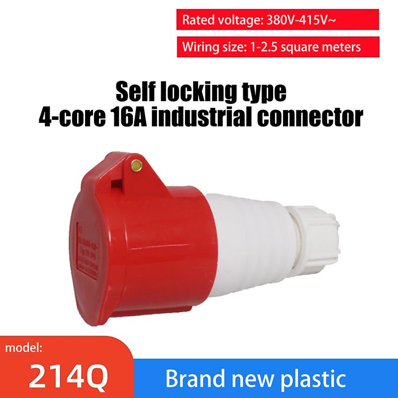 1 Piece 3Pin 4Pin 5Pin Industrial Plug And Socket Waterproof Connector 16A/32A Electrical Connection Wall Mount Socket