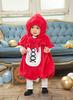 Clear Stone Marshmallow Baby Cosplay Halloween Little Red Riding Hood Baby 80cm Red Costume