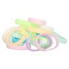 24 STÜCKE Silikonarmbänder Reine Farbe Wasserdicht Bequem Stretch Leuchtende Armbänder für Kinder Erwachsene
