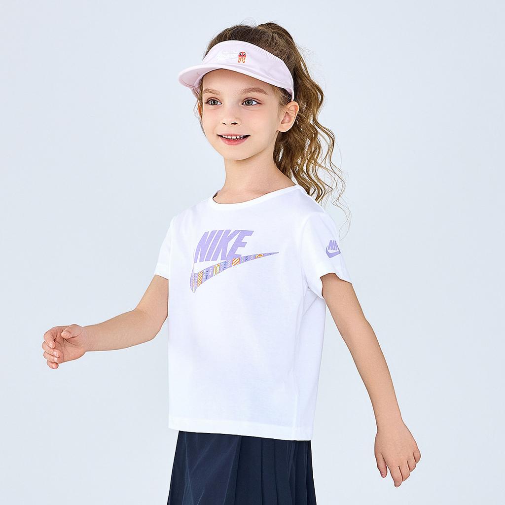 New Nike T Shirt Pure White Teenagers NY2422122