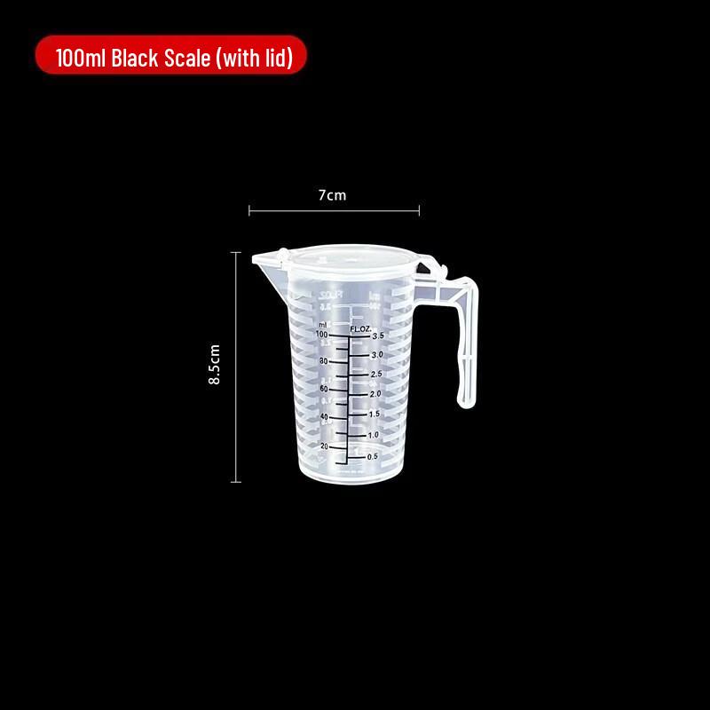 Food-Grade Plastic Measuring Cups (10-Pack)