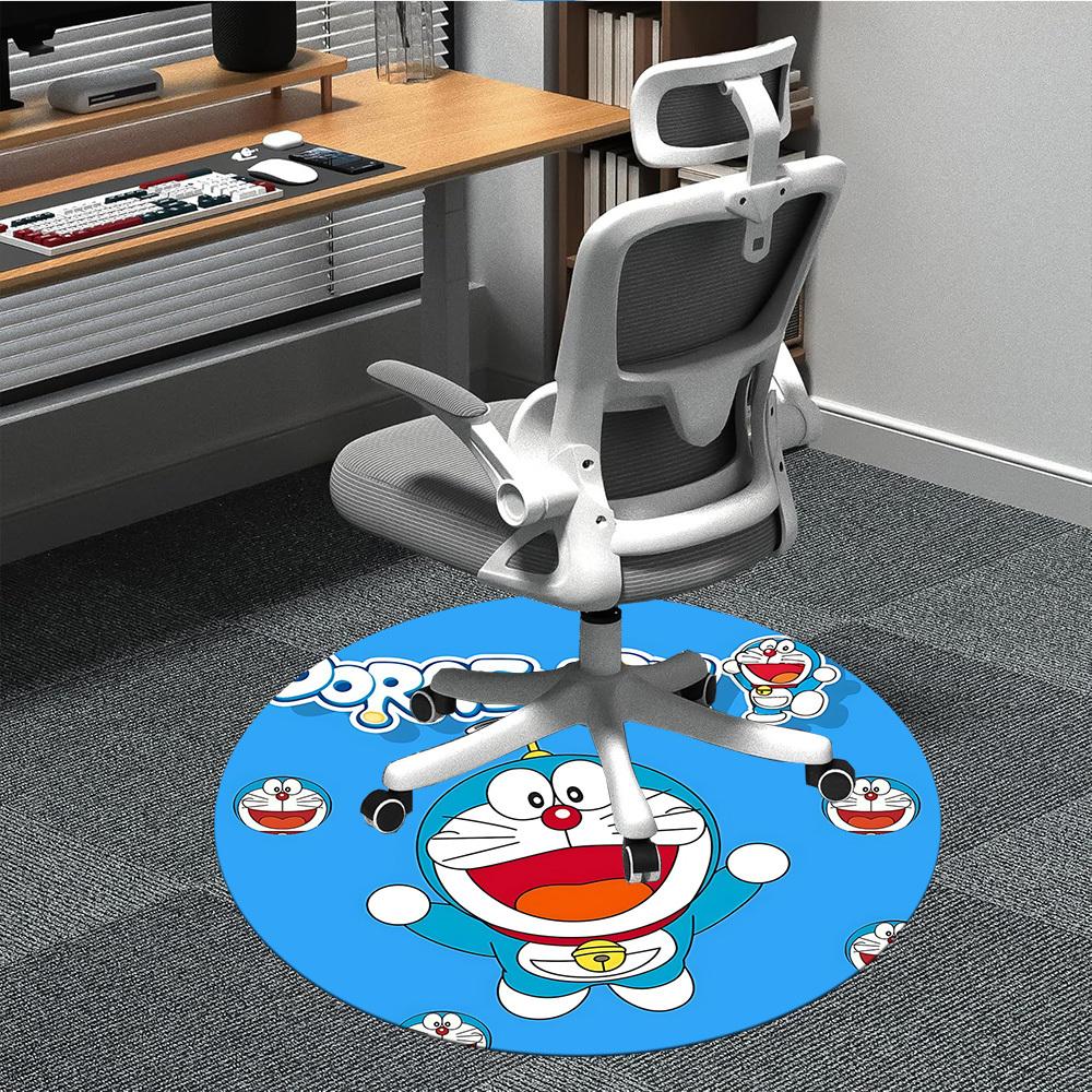 Doraemon Adventure Office Round Area Rug,  Under Office Chairs Bedroom Living Room Home Decor a0908149