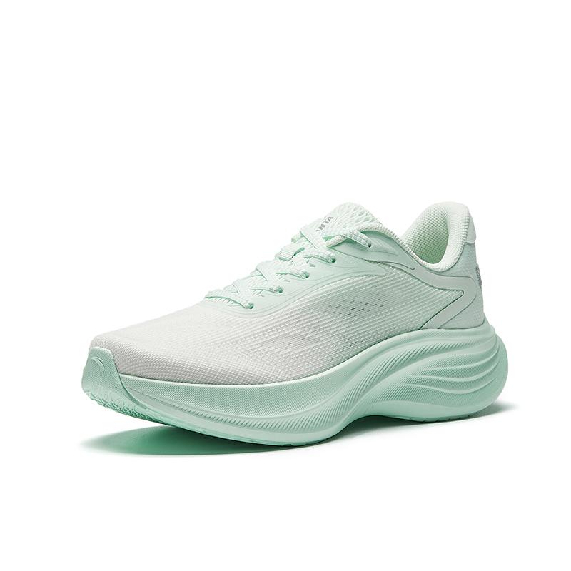 Anta Leaves Running Shoes Women's Low Top Papyrus White/Xichen Green 122625536-6