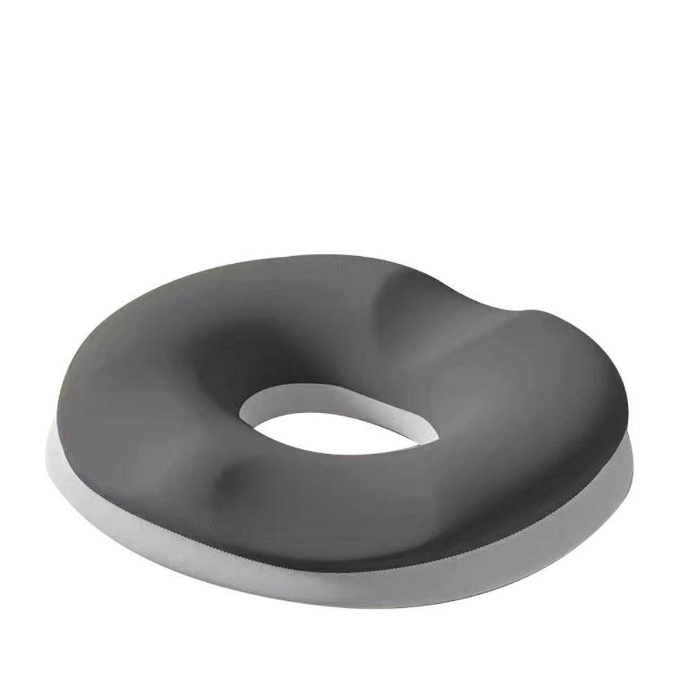 Удобная противогеморроидальная подушка из пены с памятью ортопедическая для снятия давления подушка от геморроя с массажной функцией подушка для копчика серый 2540₽