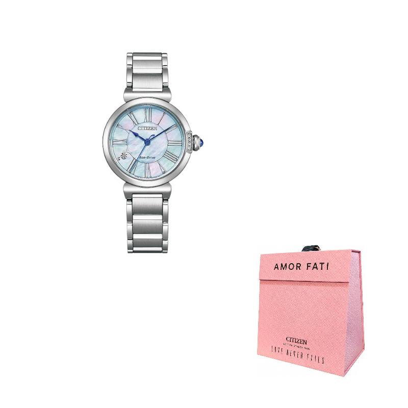 CITIZEN Ecology Drive Collection Little Bellflower Collection Light Powered Quartz Movement Stainless Steel Strap EM1060-87N