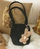 Iroco Square Suede Bag_Black