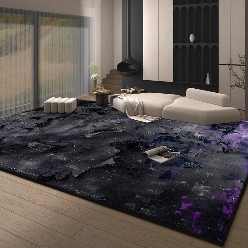 Moderner Stil Leicht zu Reinigen Großer Teppich für Wohnzimmerdekoration Zuhause Sofa Bereich Teppiche Waschbar Schlafzimmer Arbeitszimmer Rutschfeste Bodenmatte