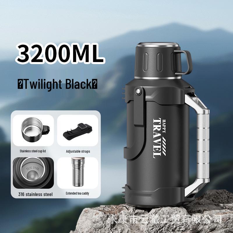 Large Capacity 316 Stainless Steel Thermos Cup - Insulated Travel Bottle for Men and Women