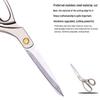 Professional Stainless Steel Alloy Scissors for Fabric, Leather, and Paper Cutting