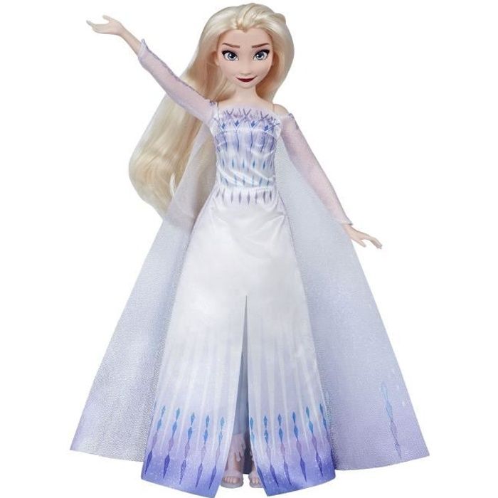DISNEY LA REINE DES NEIGES - Poupée Elsa chantante Tenue de Reine - chante « Je te cherche » du film