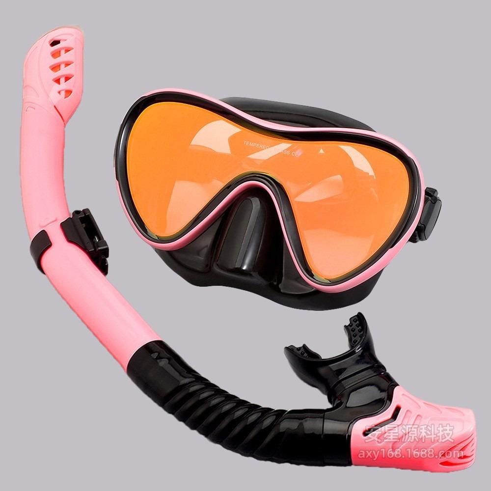Diving goggles snorkel set