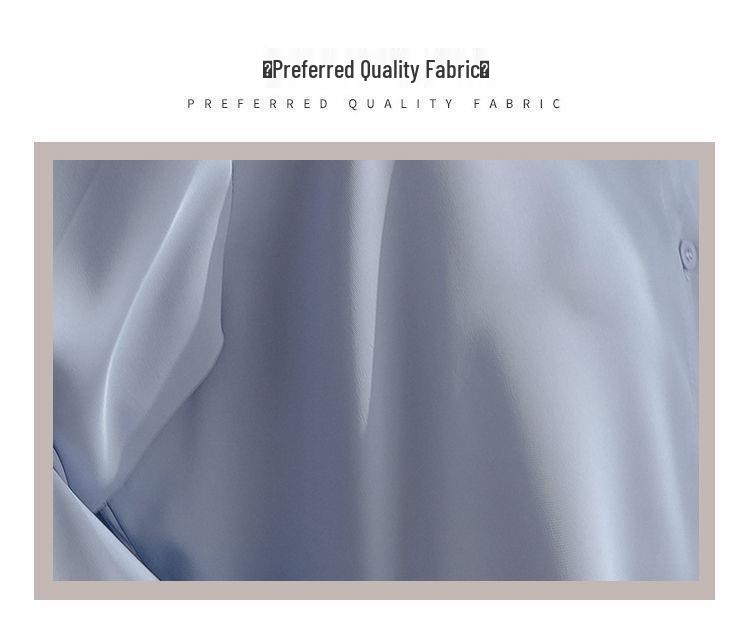 Elegant Loose White Shirt for Women - Spring & Autumn, High-End French Design with a Professional, Slightly Mature Hong Kong Style.