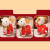 Cute Sheep Mascot Doll Chinese Style Stuffed Lamb Doll Zodiac Sheep Doll  Chinese New Year Gift