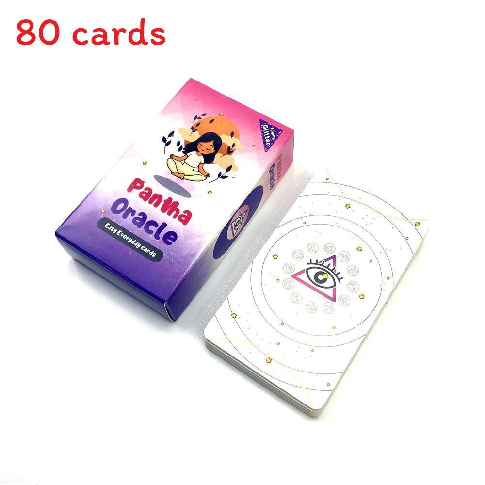 Pantha Oracle Cards Deck With Nonwoven Fabric Case For Tarot Enthusiasts