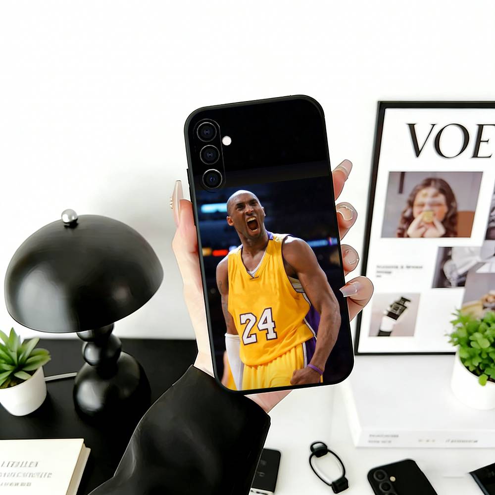 Coque de téléphone K-Kobe Bryant Silicone Noir Souple Pour Samsung Galaxy A73,A72,A71,A70,A53,A52,A51