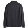 Dibinzhe Men's Plus Size Casual Stand-Collar Zip-Up Jacket