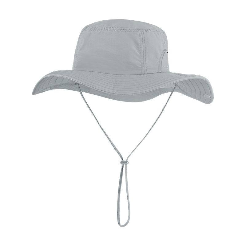 Sun hat men's summer outdoor fishing hat men's sunscreen hat face cover UV protection breathable big eaves bucket hat
