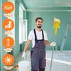 1/2PCS Paint Edger Roller Brush, Paint Edger Combo Kit, Portable Clean-Cut Brush, Home Room Wall Ceiling Indoor Outdoor Painting