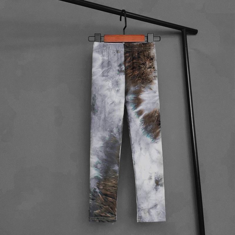 Summer Children's Leggings Are Fashionable Colorful Versatile Slim Fit Pants for Girls Comfortable and Elastic Pants