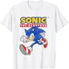 Sonic O Ouriço Correndo Sonic Retrato Legal Camiseta Vintage