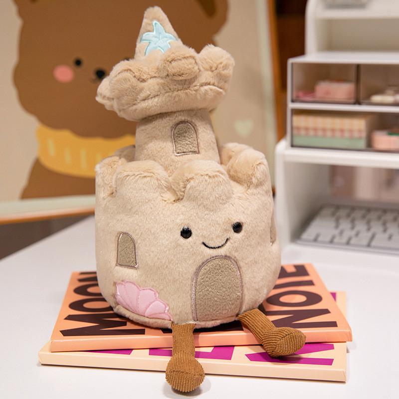 Adorable Realistic Castle Cake Plush Toy Stunning 30cm Wedding Cake Design