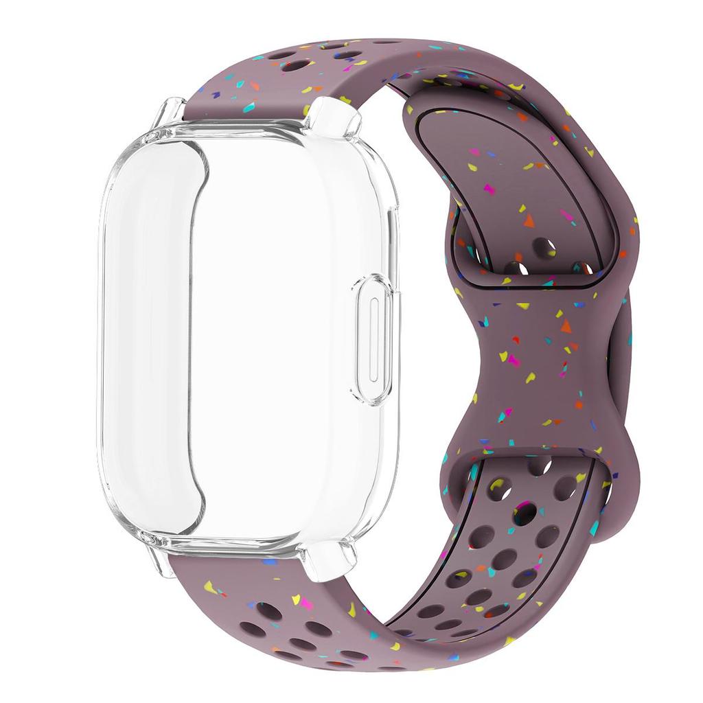 Řemínek+Pouzdro Pro Xiaomi Redmi Watch 5 active 5 Lite Ochranný Kryt Celý Displej TPU Měkký Kryt a Silikonový Prodyšný Sportovní Pásek