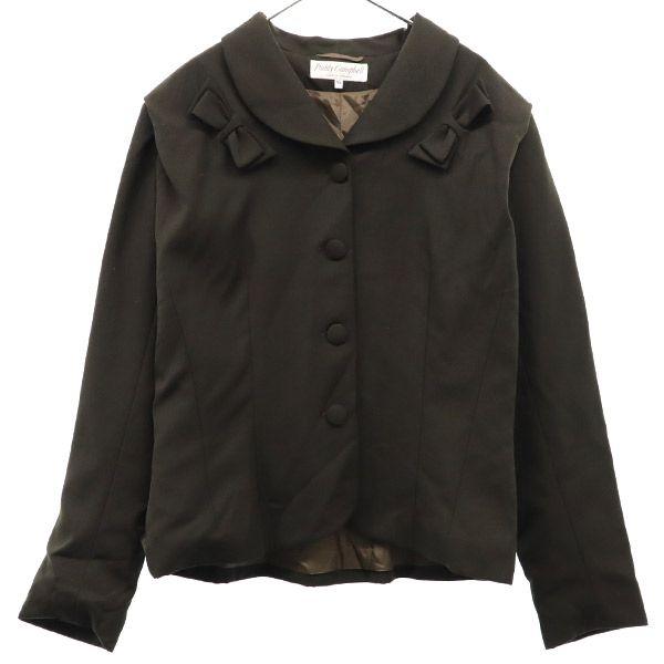 Paddy Campbell Made In the UK Wool Jacket 14 Brown Women Used