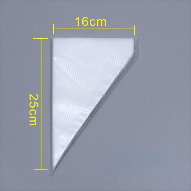 100pcs Set Disposable Piping Bag Pastry Pack Confectionery Equipment Baking Accessories Bakeware Butter Cake Silk Flower Tools