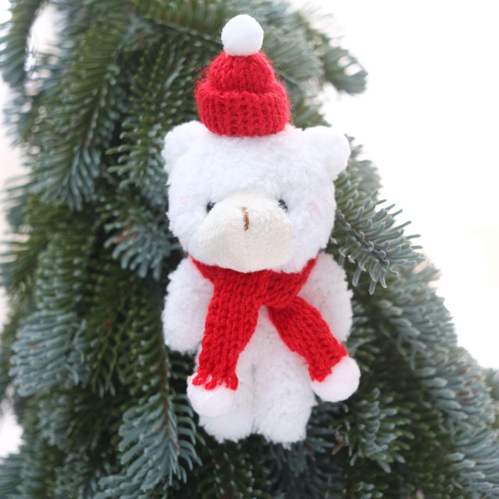 Cross-Border Christmas Bear Onesie Scarf: Cute Tree Decoration Pendant