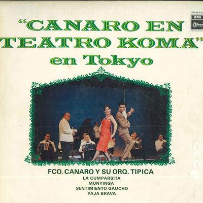 LP Record FRANCISCO CANARO Y SU ORQUESTA TÍPI - Canaro En Teatro Koma De Tokyo OR8133 ODEON 1971 Japan Obi Latin Used