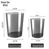Zhi Feng Clear Trash Can Set