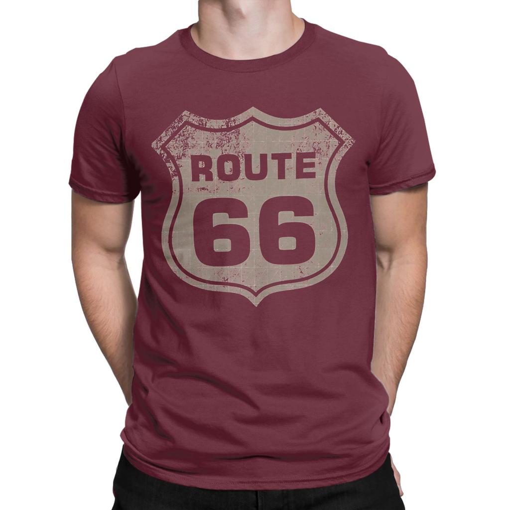 Route 66 Classic Novelty 100 Cotton Tshirt Route 66 Tops Tees For Unisex