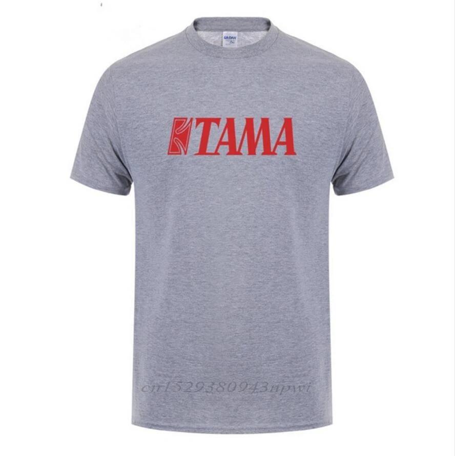 2024 Men Printed Tama T Shirt New Cool Printed Drums T-shirts Men O-neck Short Sleeve Cotton Music T-shirts Custom Tshirt