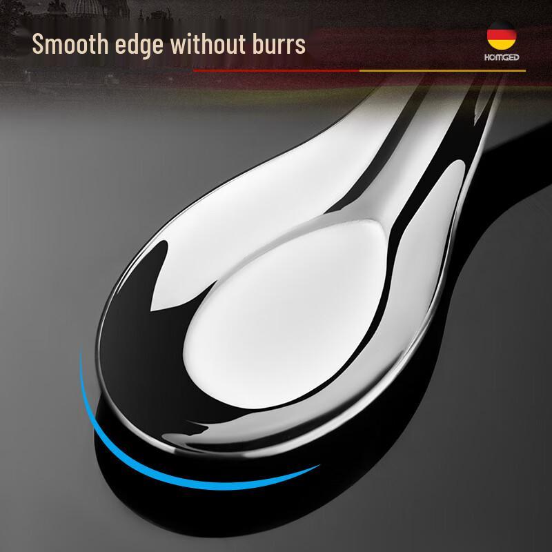 Baizien Flachbodenlöffel aus 304 Edelstahl