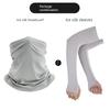 Outdoor Sun Protection Mask, Ice Silk Scarf, Men's Neck Gaiter, Women's Neck Scarf, Summer Thin Style, Cycling Bicycle Neck Protector