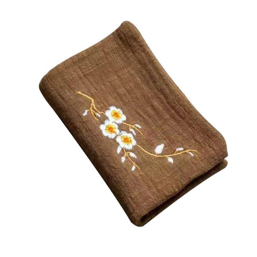 Embroidery Cleaning Rag Cotton Cotton and Linen Tea Towels Portable Tea Cloth