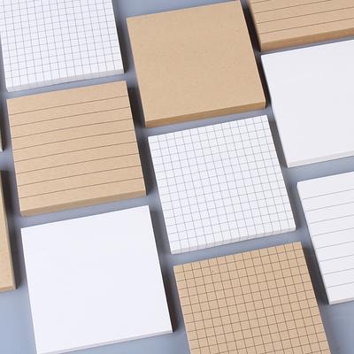 2Pcs Note Pads Adhesive DIY Square Students Stick Message Memo Pads School Supplies